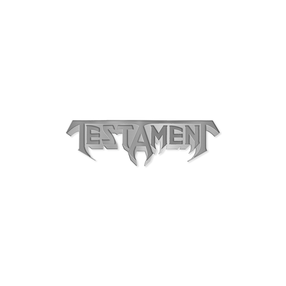 Testament (Pewter Logo) Enamel Pin