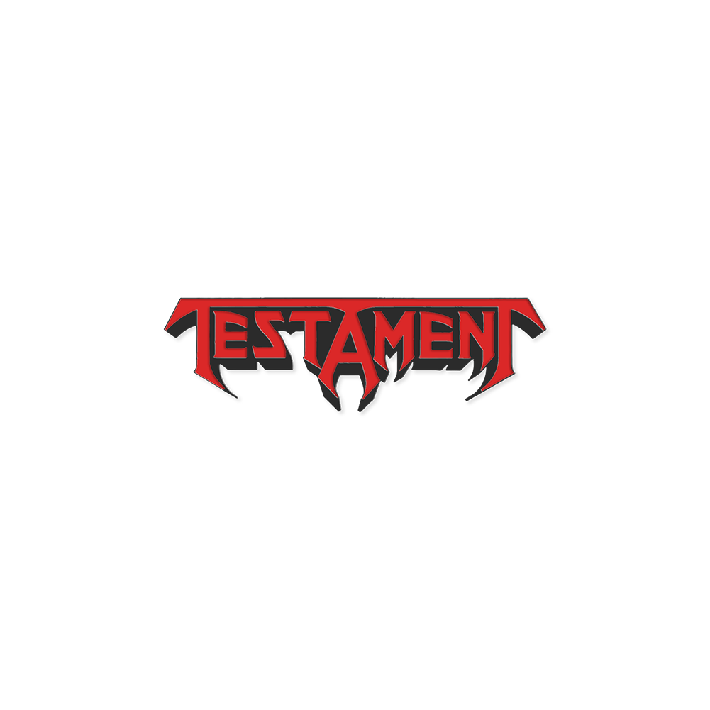 Testament (Red Logo) Enamel Pin